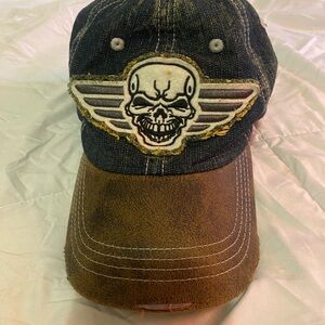 Men’s jean skull cap